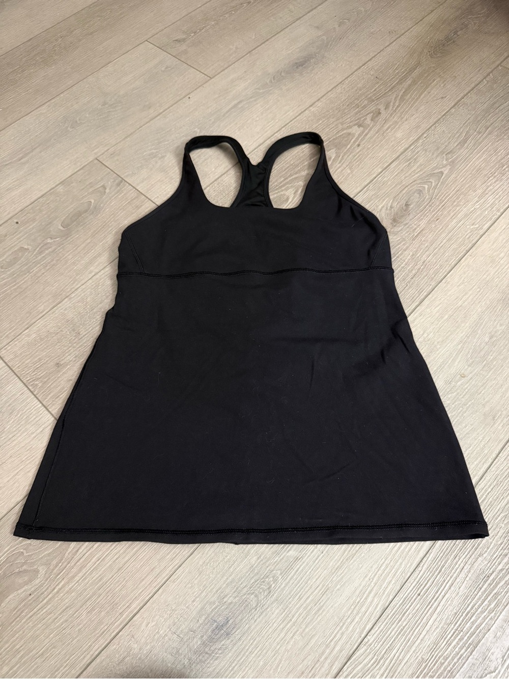 Lululemon Black Racerback Tank Top size 10